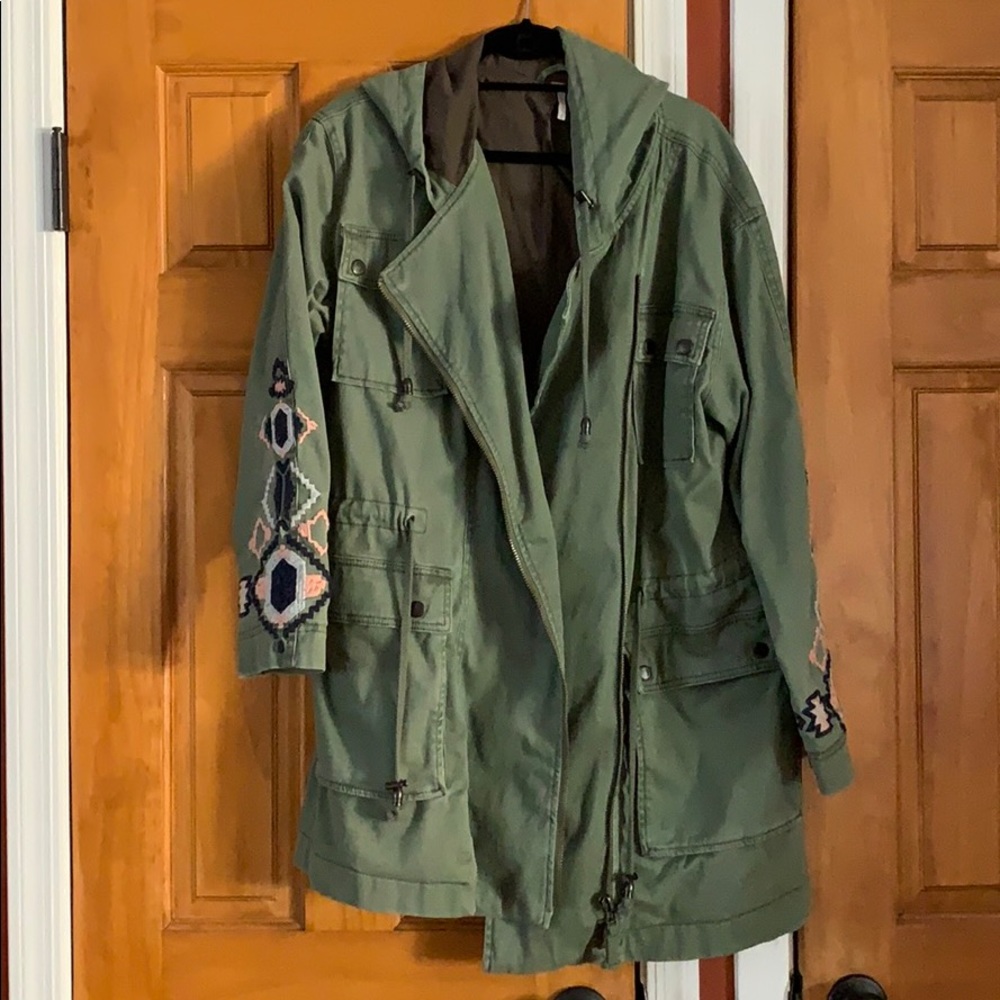 Free People military style jacket